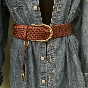 MK Leather belt.